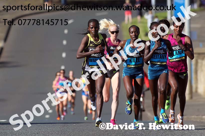 Womens 2014 BUPA Great North Run. Photo: David T. Hewitson/Sports for All Pics